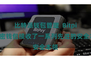 比特派钱包管理  Bitpie加密钱包接收了一系列先进的安全本领